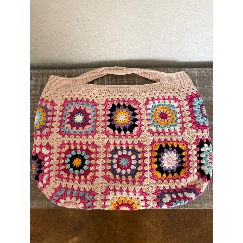 Granny Square Crochet Purse